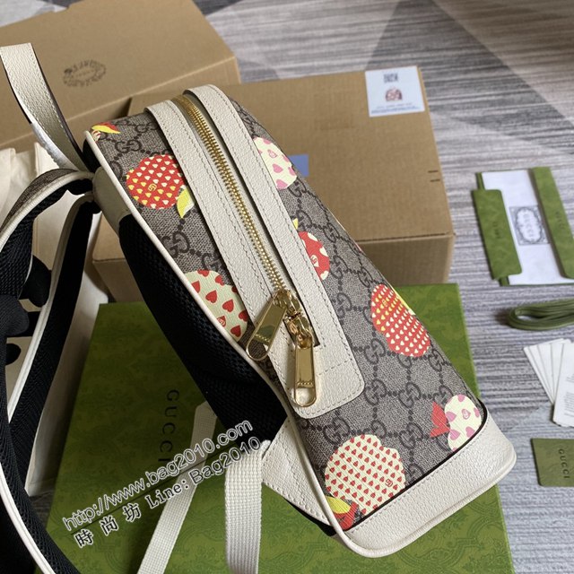 Gucci新款包包 古馳心蘋果圖案手袋 Gucci小號雙肩背包 552884  ydg3007